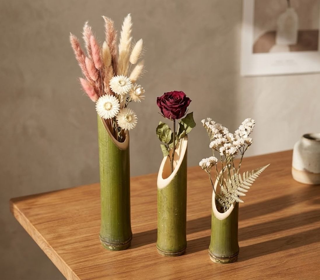 Bamboo Flower Vase