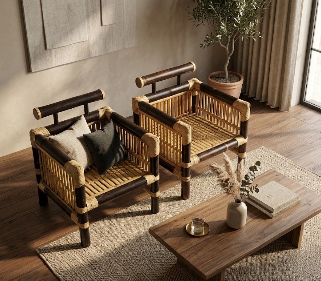 Bamboo Sofa - Image 3