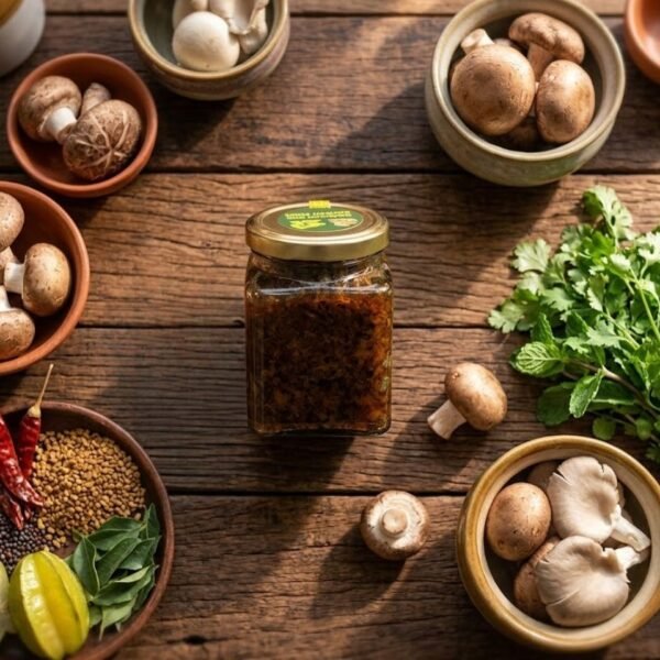 Mushroom Pickle 250gm MRP-220 (Copy)