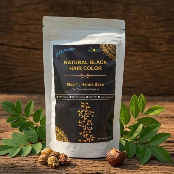 Natural Hair Colour (Black Step-1)
