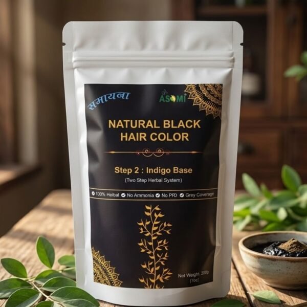 Natural Hair Colour (Black Step-2)