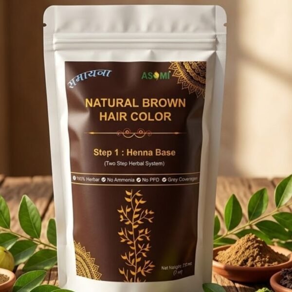 Natural Hair Colour (Brown Step-1)