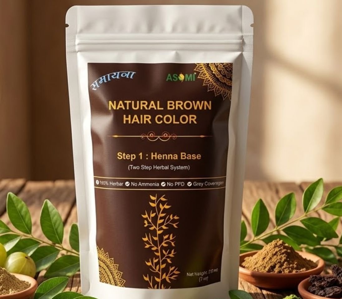 Natural Hair Colour (Brown Step-1)