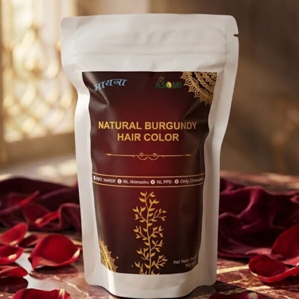 Natural Hair Colour (Burgundy)
